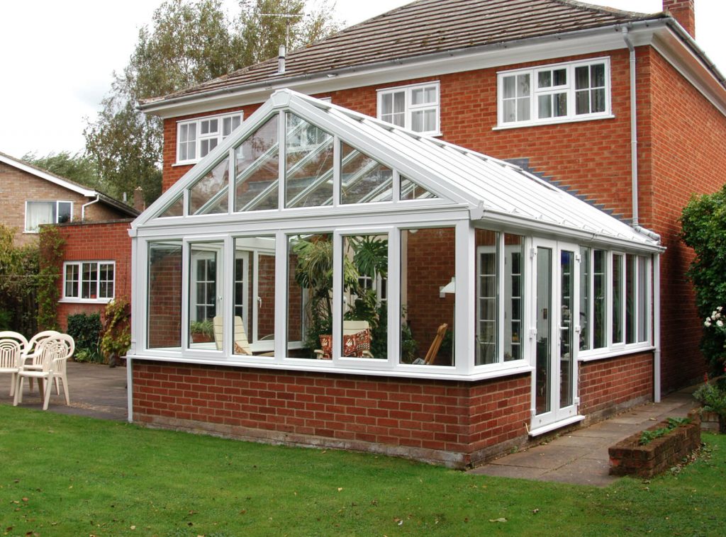 Gable conservatory upvc