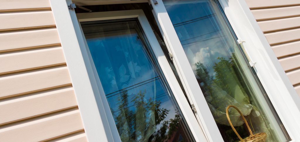 uPVC Tilt & Turn windows close-up