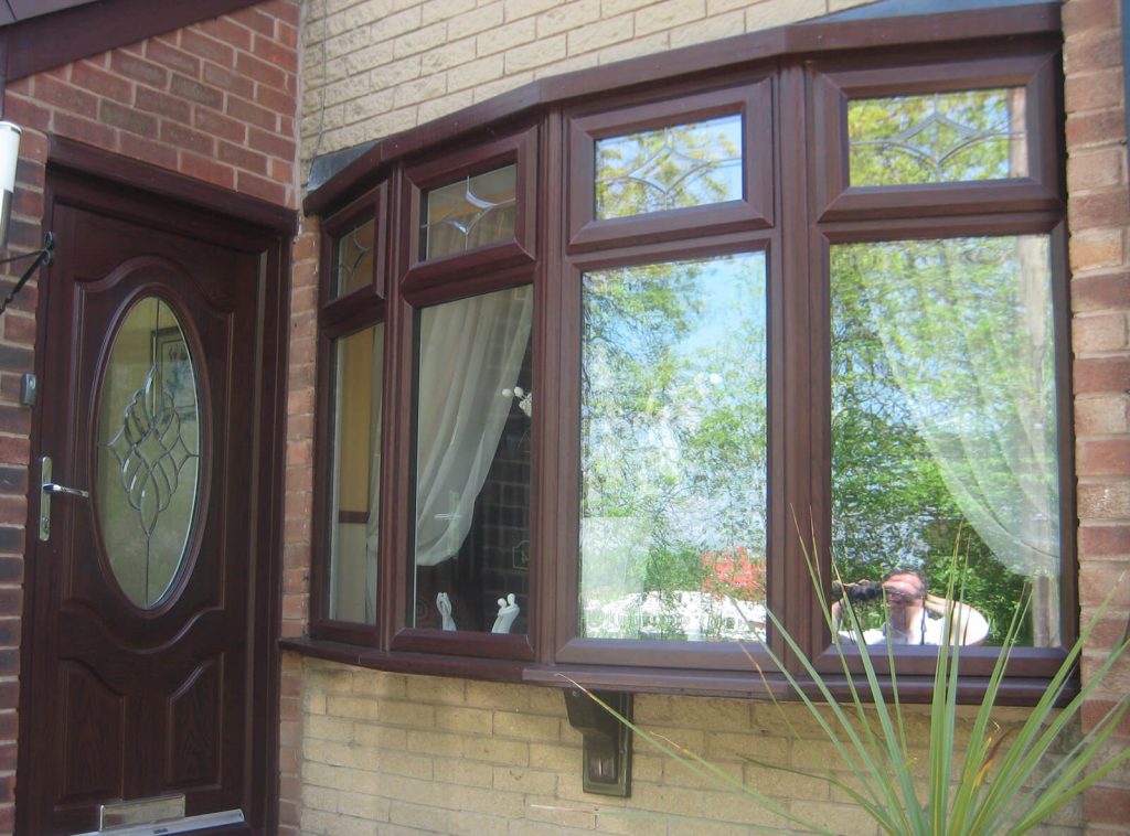 Rosewood bow window