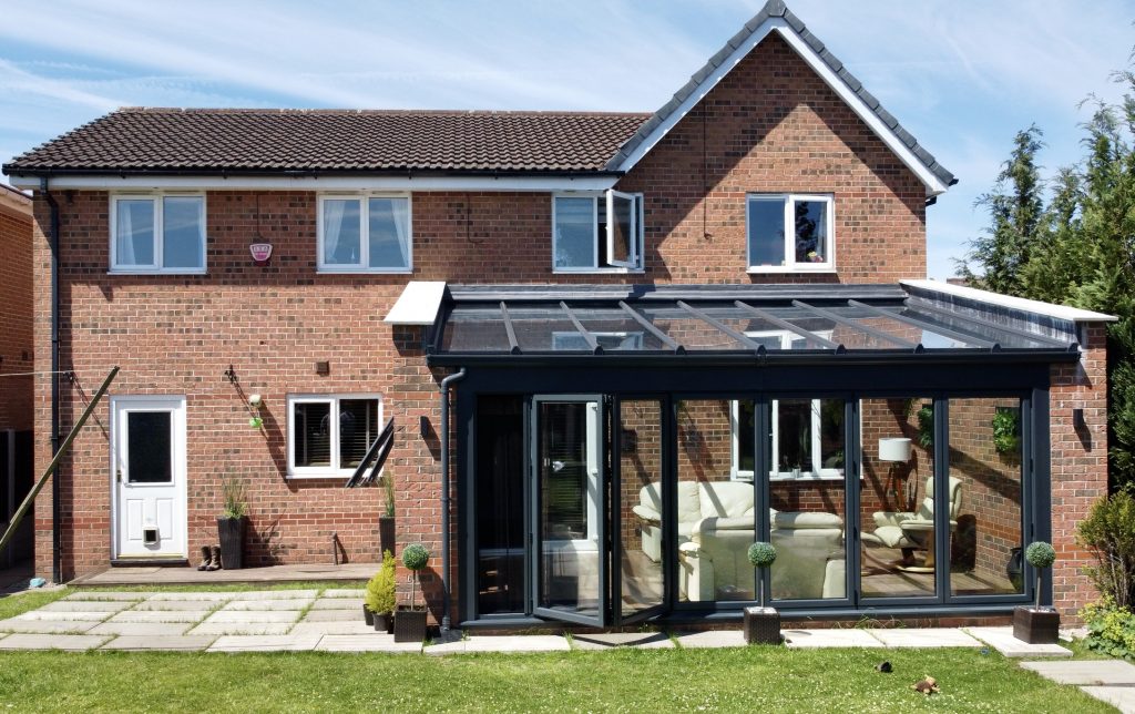 Anthracite Grey Aluminium Conservatory 