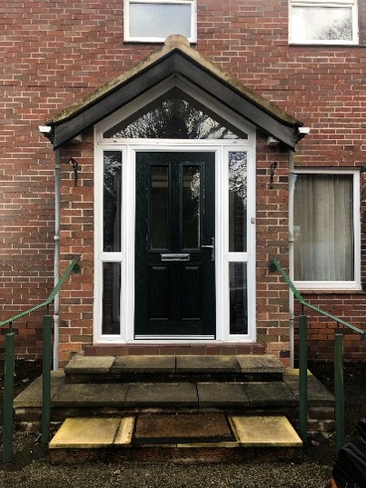 Black Composite Door 