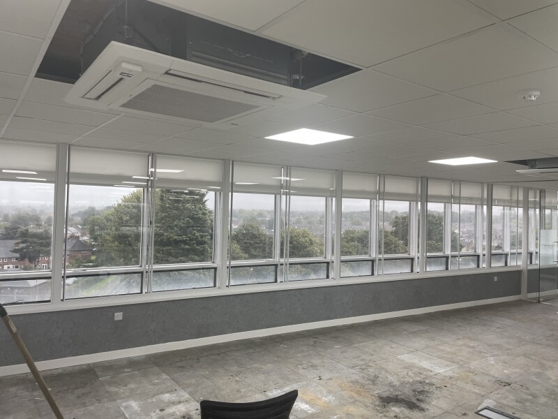 Secondary windows office refurbishment